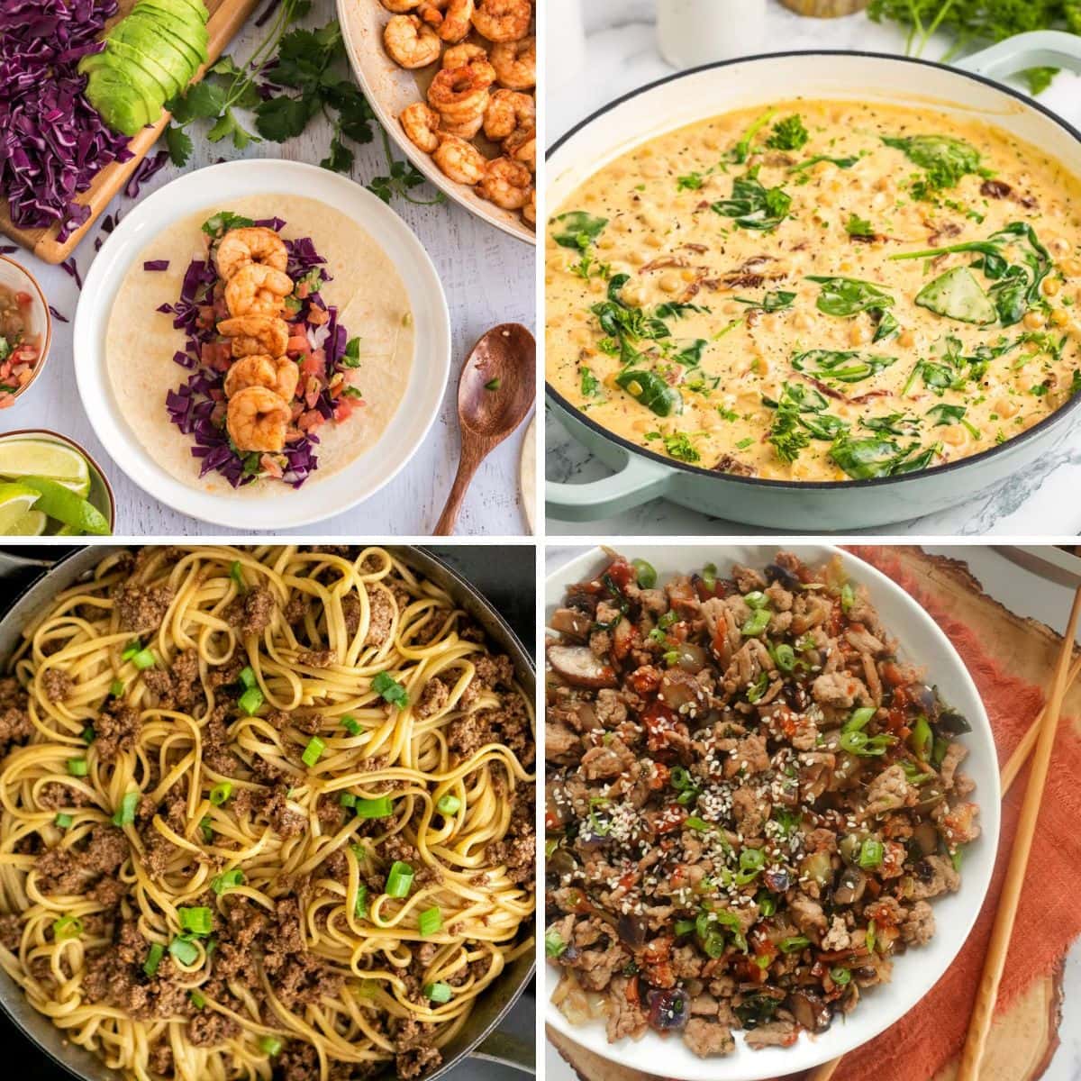 Quick 20 Minute Dinners