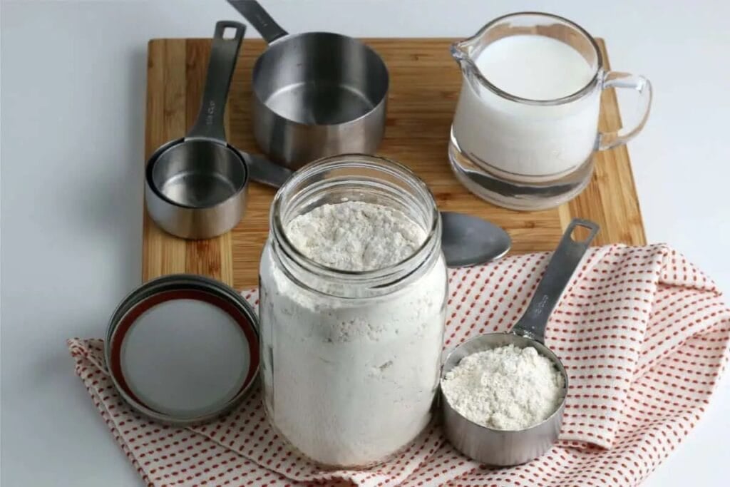 Bisquick in a jar.