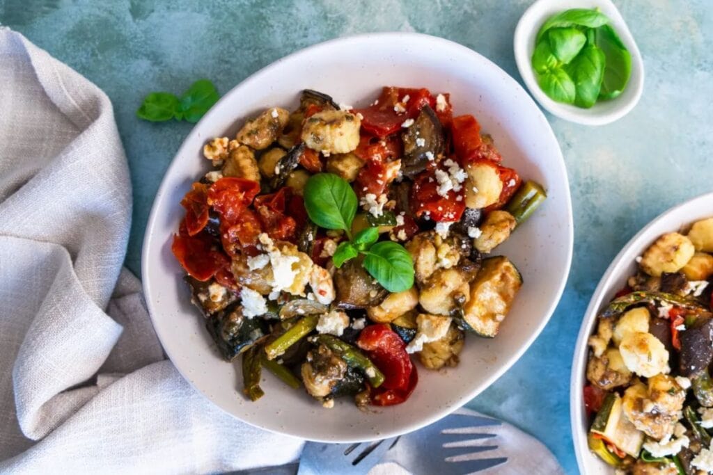 Gnocchi in a bowl.
