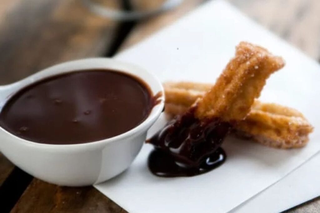 Churros with dip.