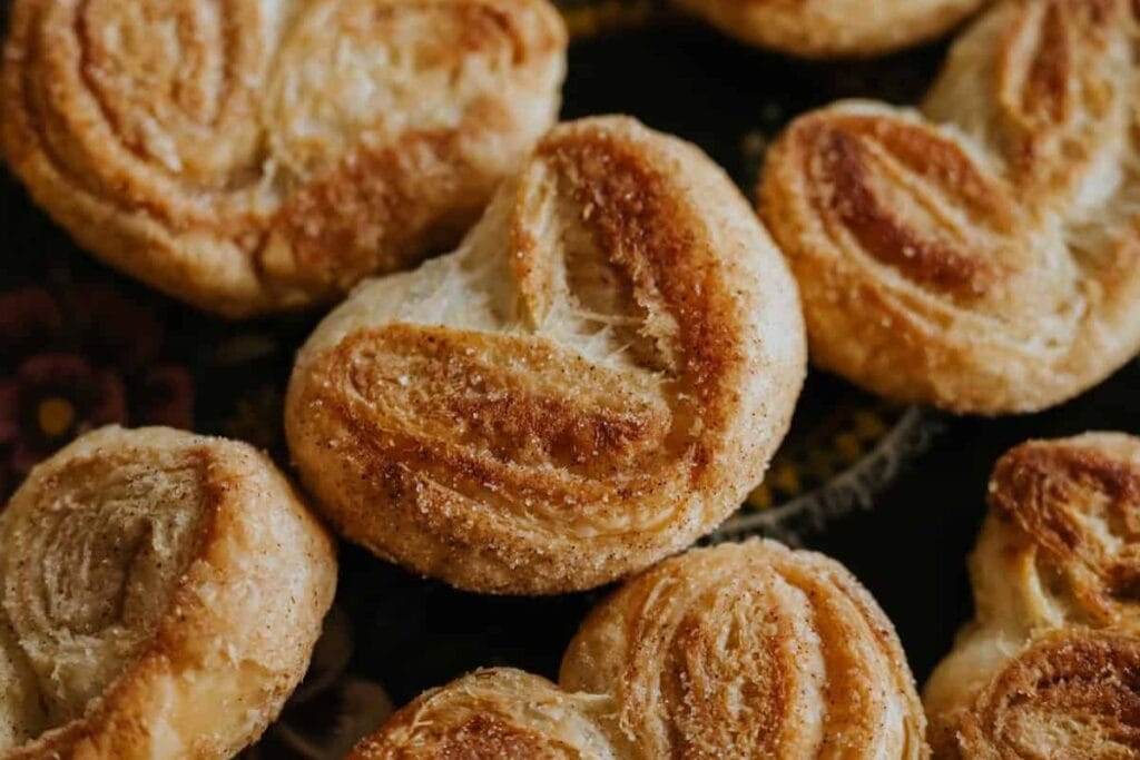 Puff pastry elephant ears.