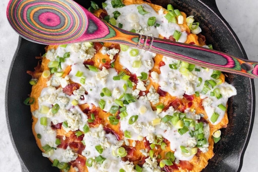 Buffalo chicken tater tot casserole.