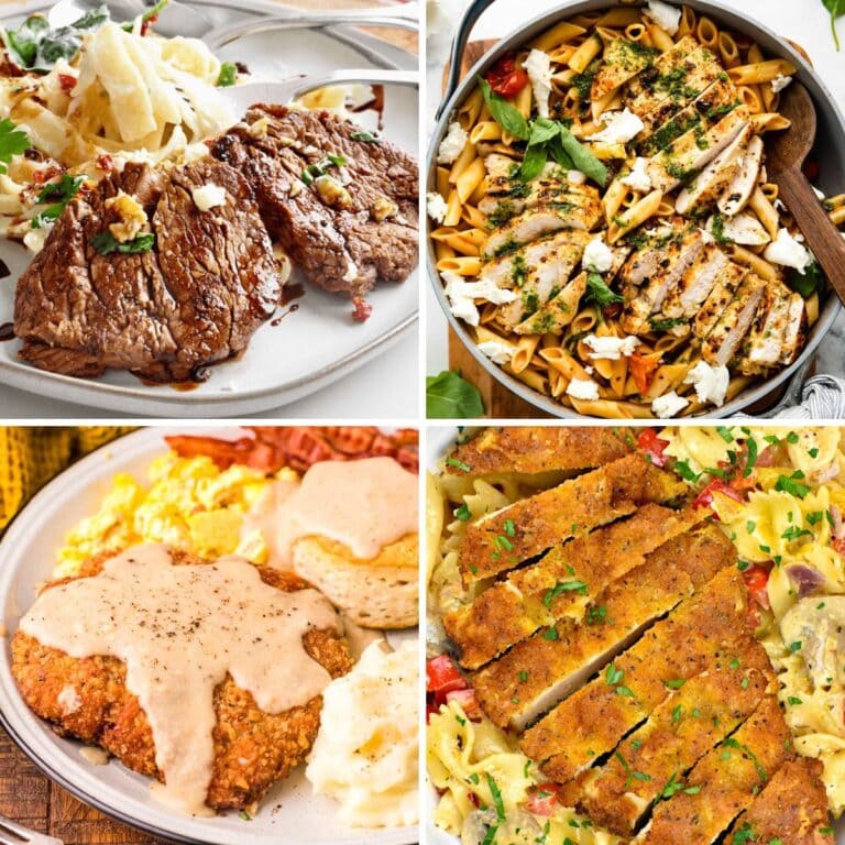 Restaurant copycat collage.