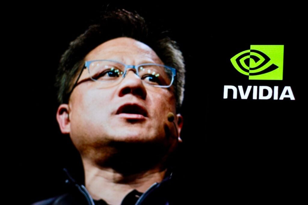 A photo of Jensen Huang.