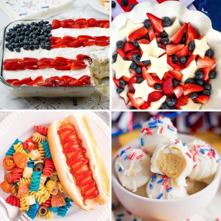 4th of July recipes collage