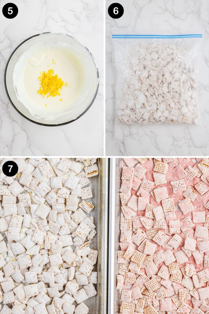 Process Strawberry Lemonade Chex Mix