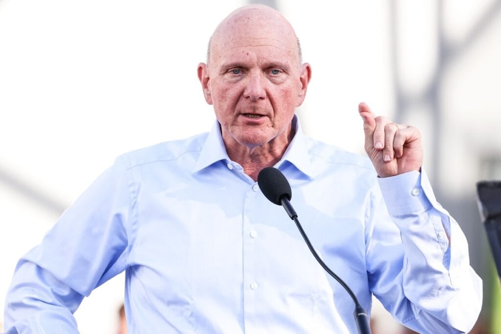 A photo of Steve Ballmer.