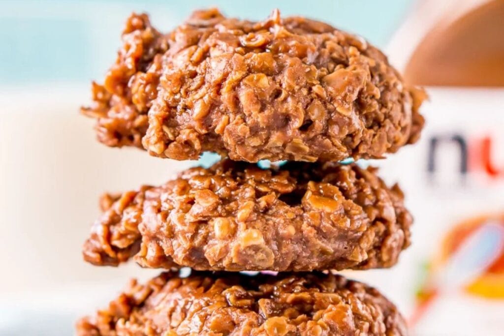 Stack of cookies.