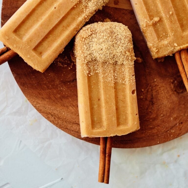 Pumpkin Pie Popsicles