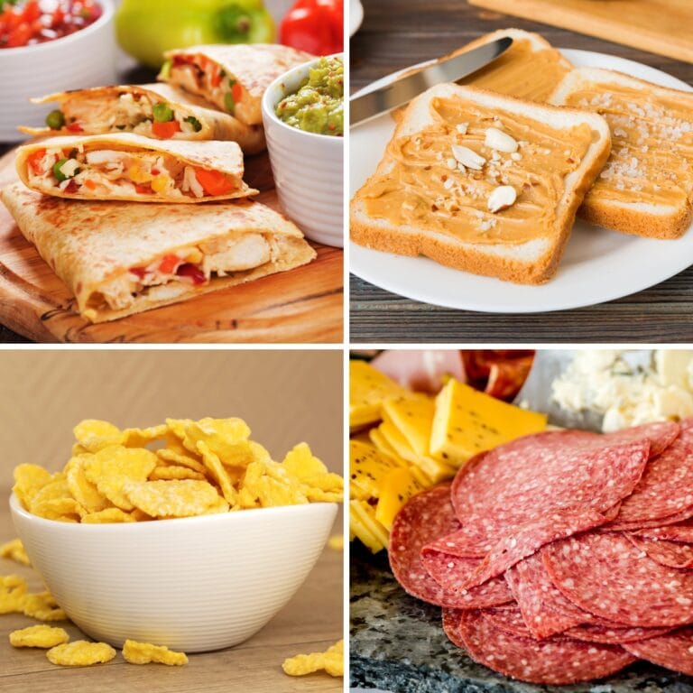 Cheap Snacks Collage
