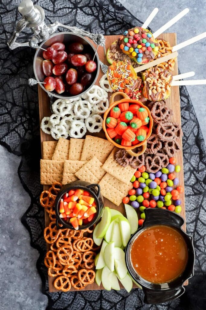 Dessert charcuterie for Halloween.