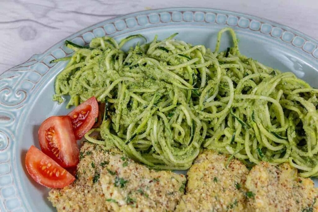 Pasta with cod.