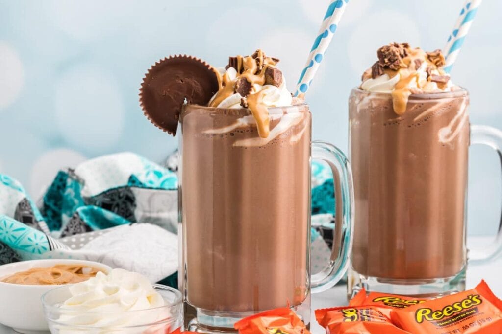Coffee milkshake with reese.
