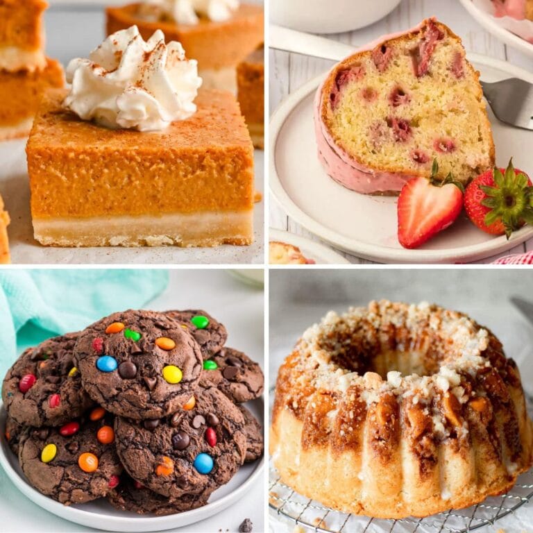 Crowd Pleasing Desserts Collage