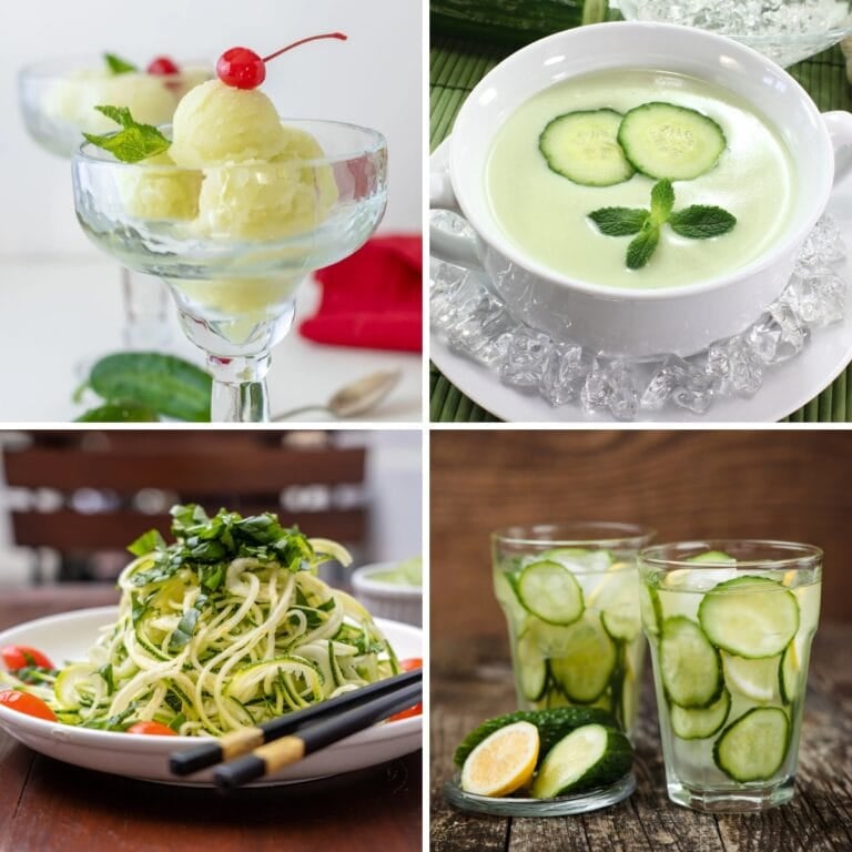 Ways to Use Fresh Cucumbers Collage