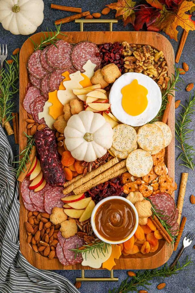 Charcuterie board for fall.