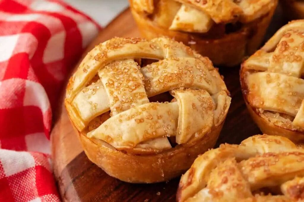 Mini apple pies.