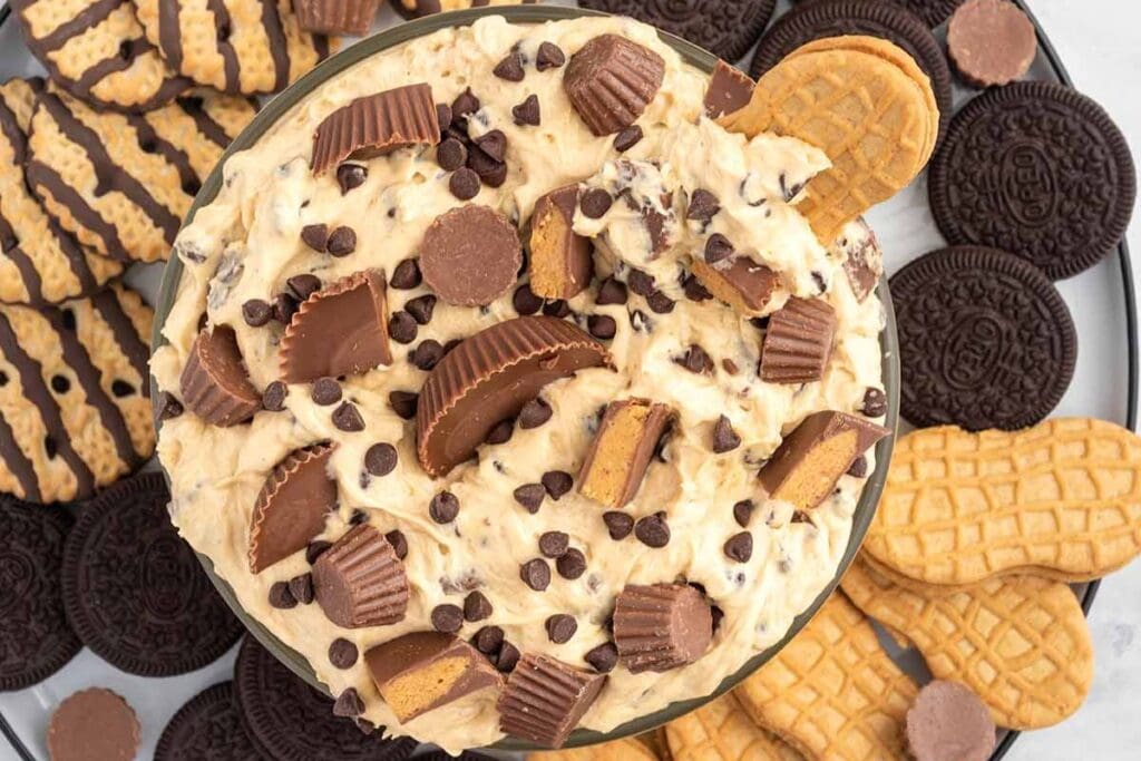 A close up shot of peanut butter fluff.