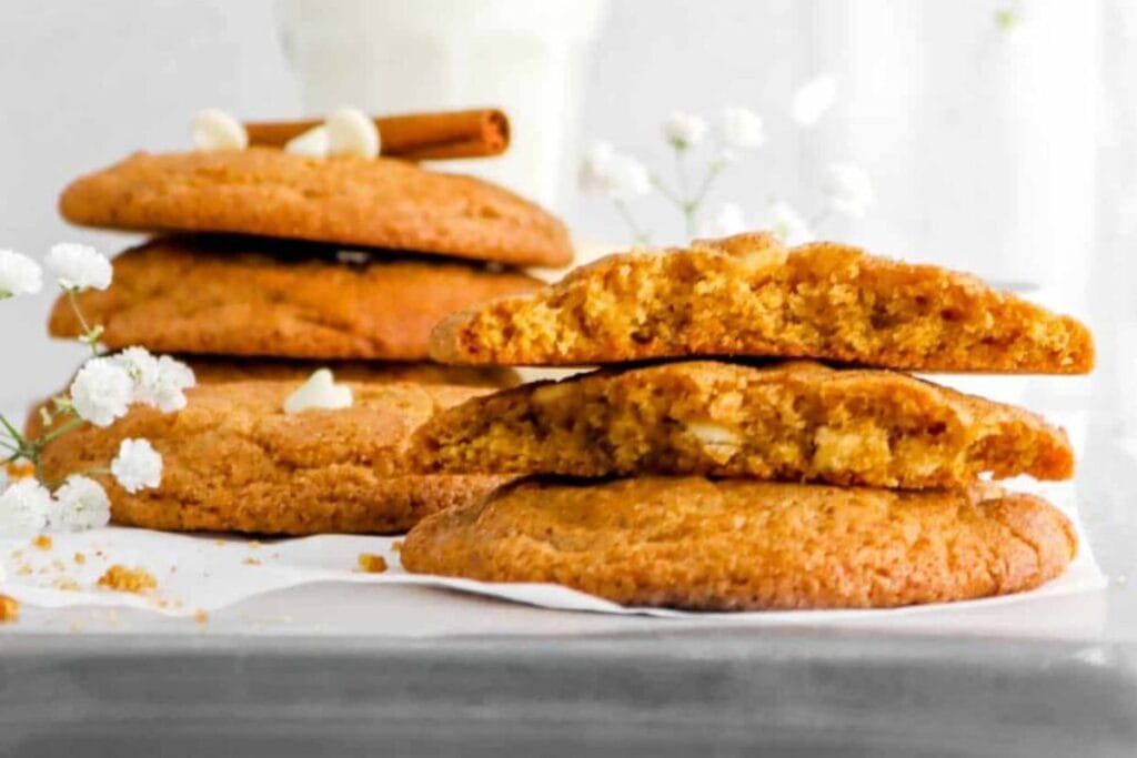 A close up shot of snickerdoodle cookies.