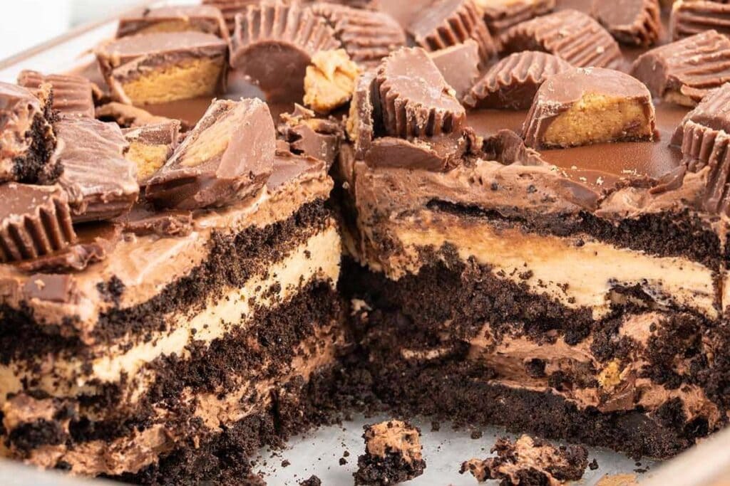 Peanut butter icebox cake