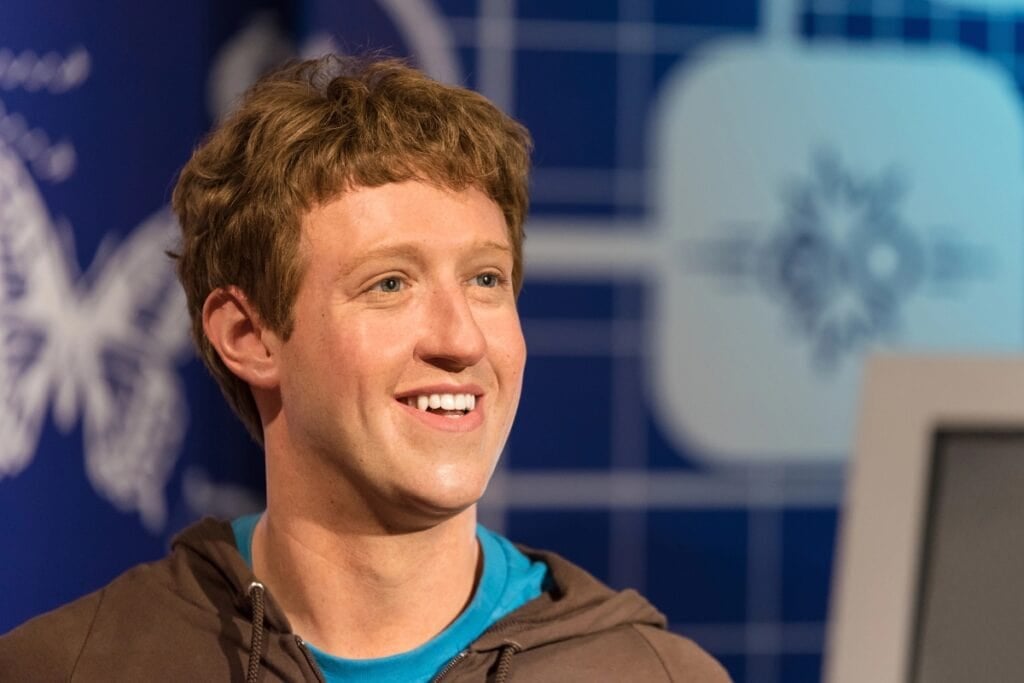 Mark Zuckerberg smiling in a photo.