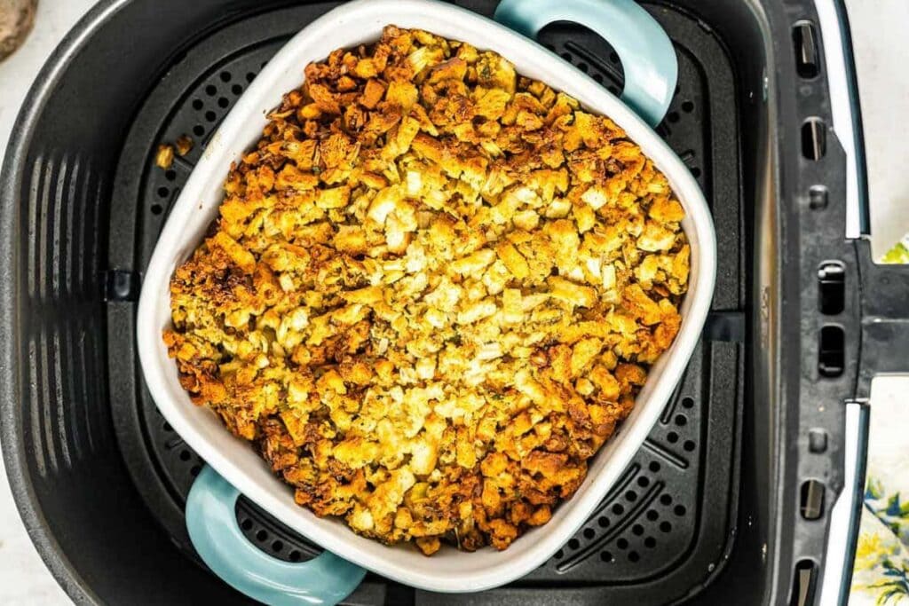 Stuffing in the air fryer