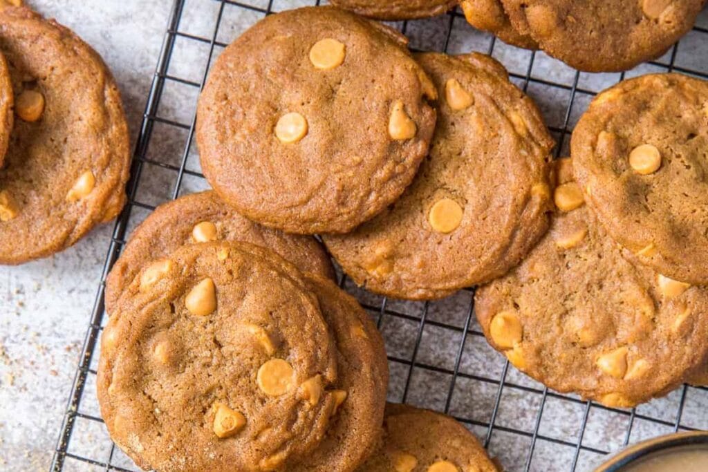 A close up shot of gingerbread cookies.