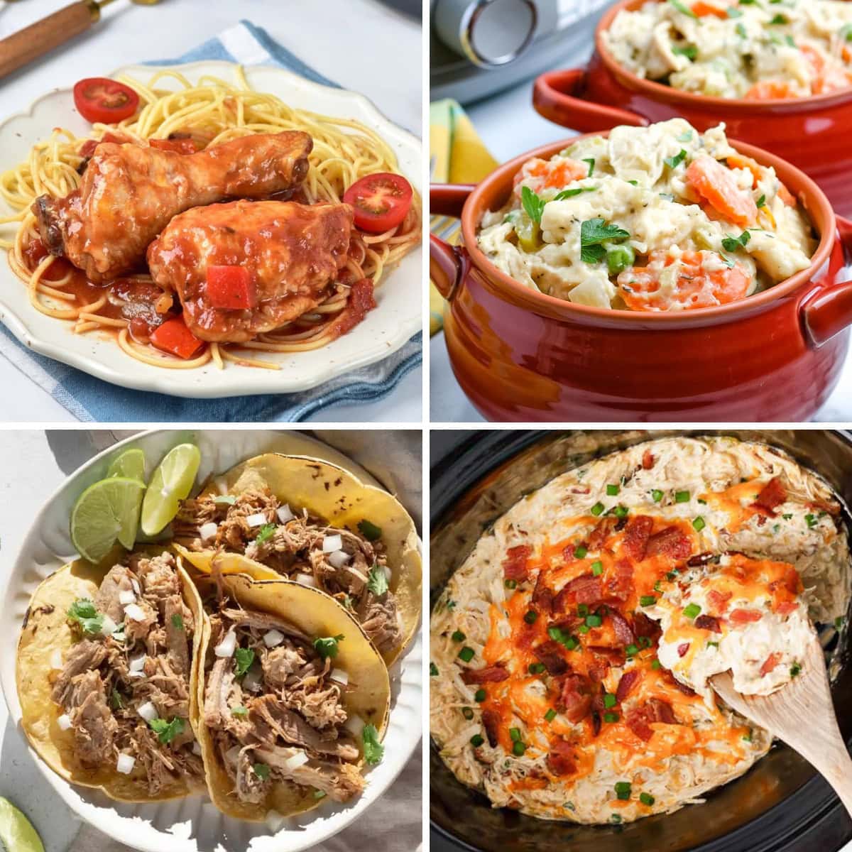 crockpot winners' collage.