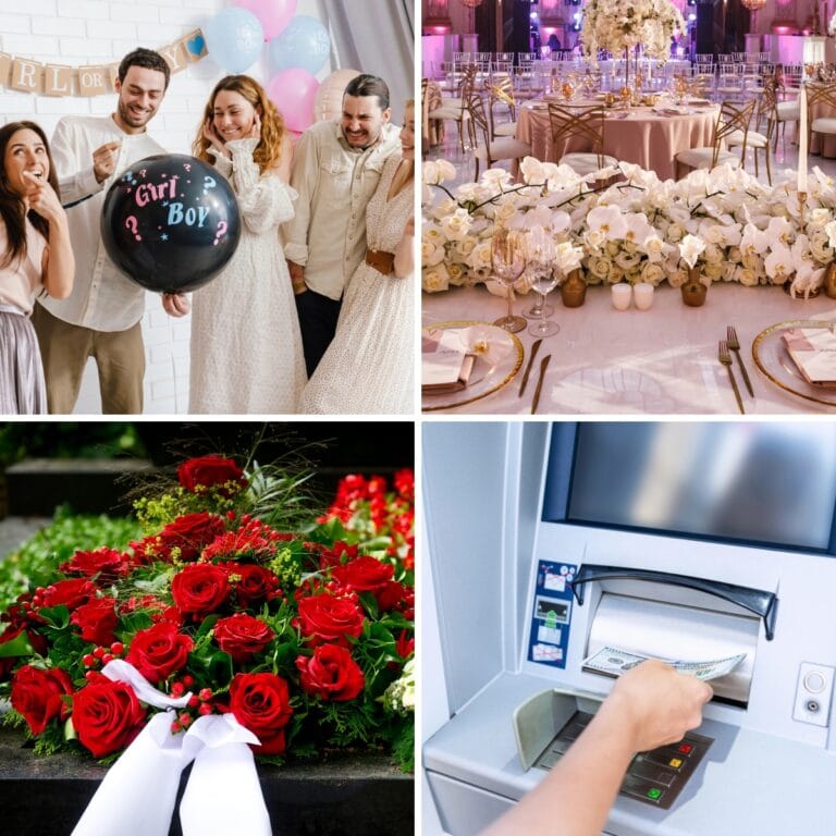 Collage of items considered a waste of money according to Reddit users.