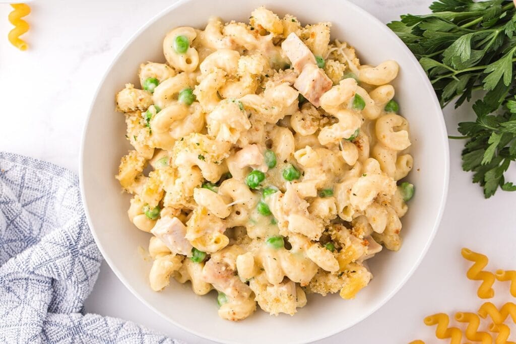 Turkey Casserole in a bowl.