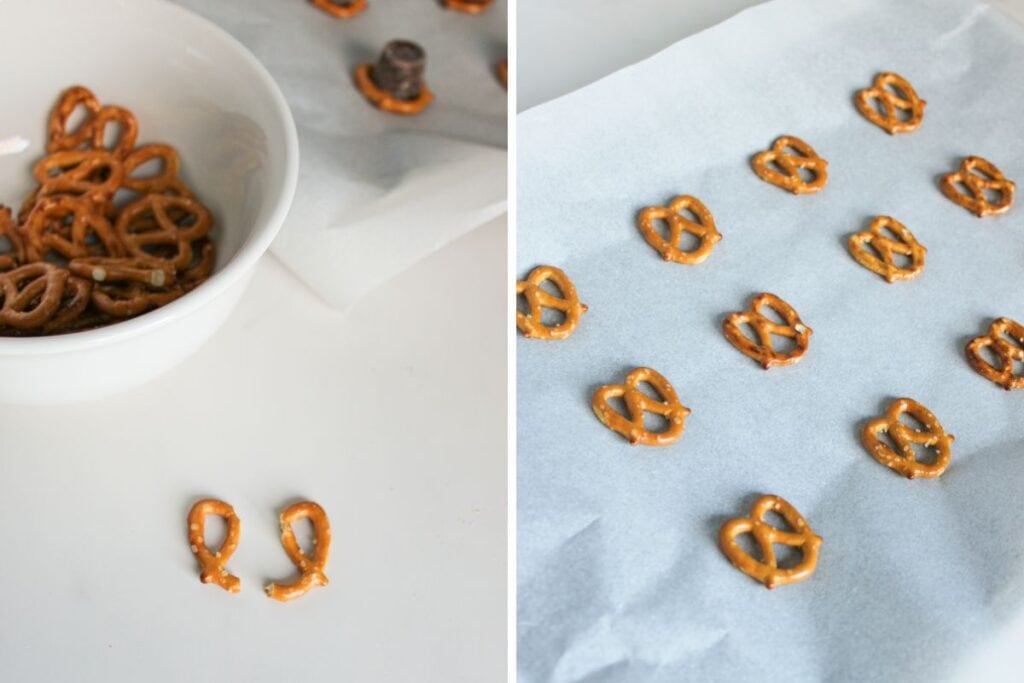 Process shots collage of Rolo pizza.