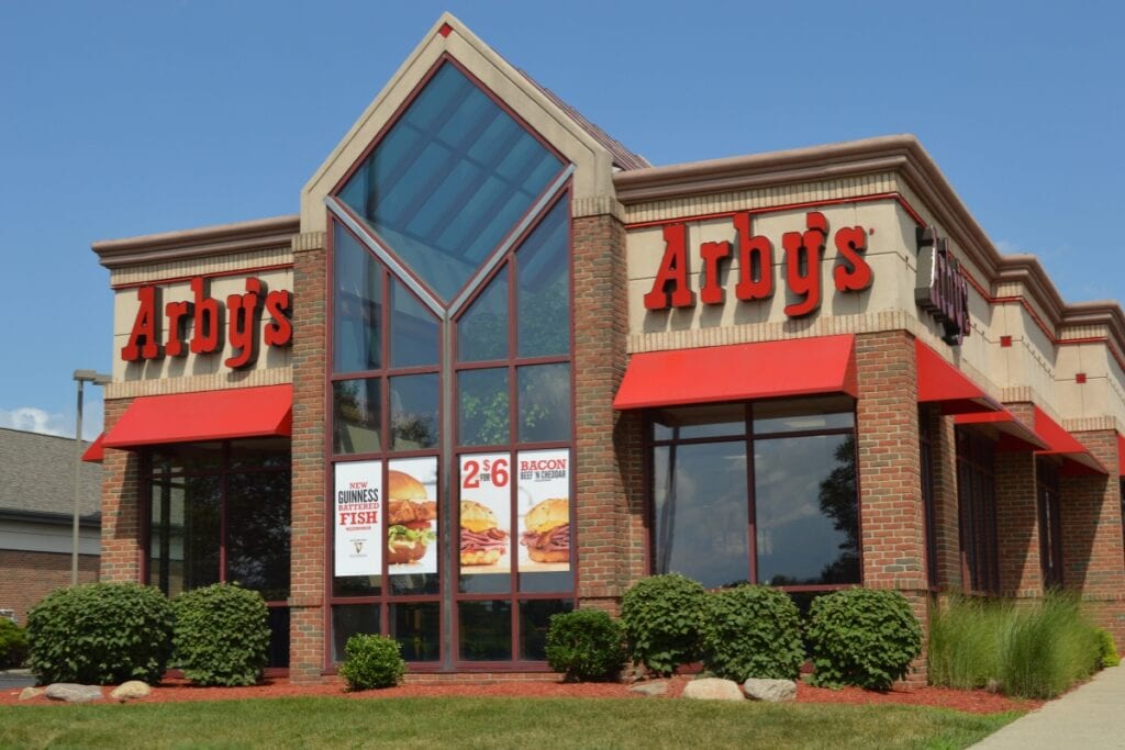 Arby’s restaurant perspective view.