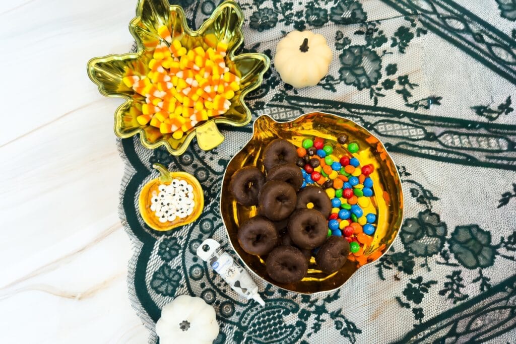 Ingredients for turkey donuts.