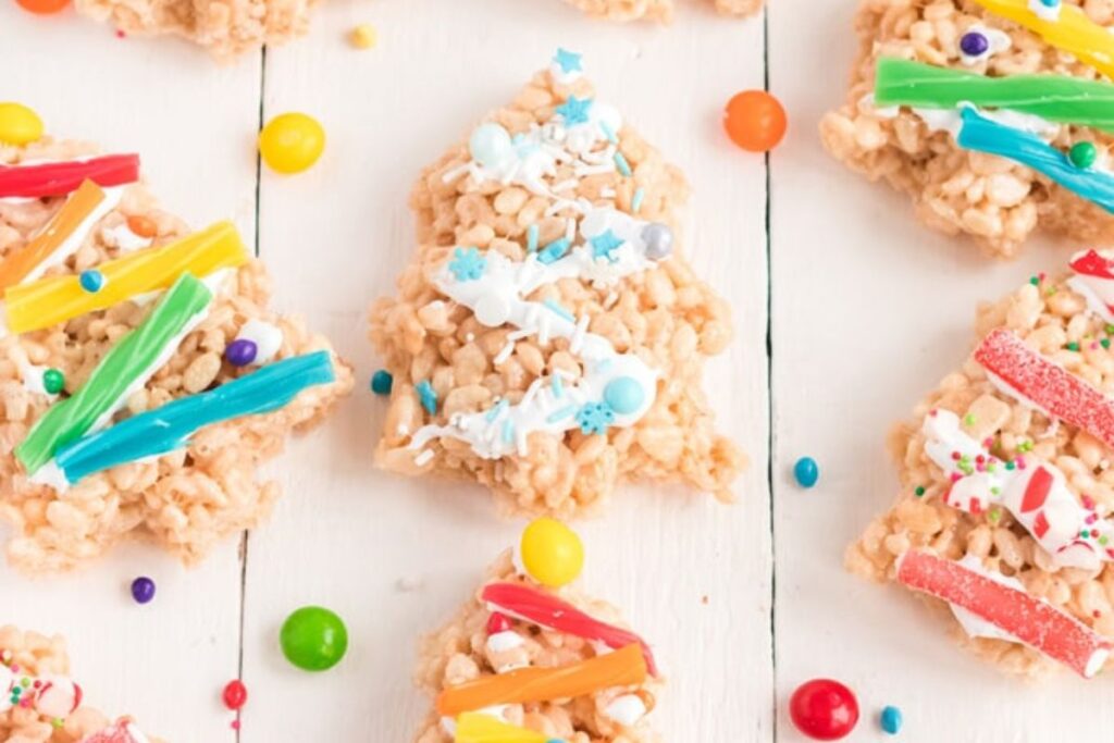 A close up shot of rice krispies.