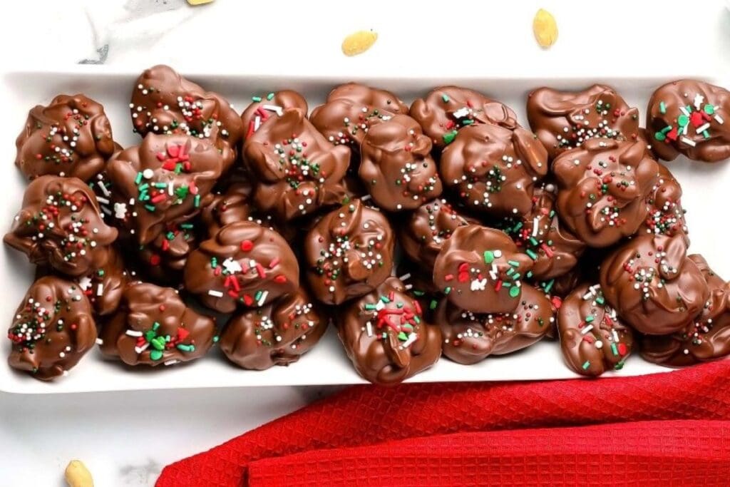 A close up shot of candies.