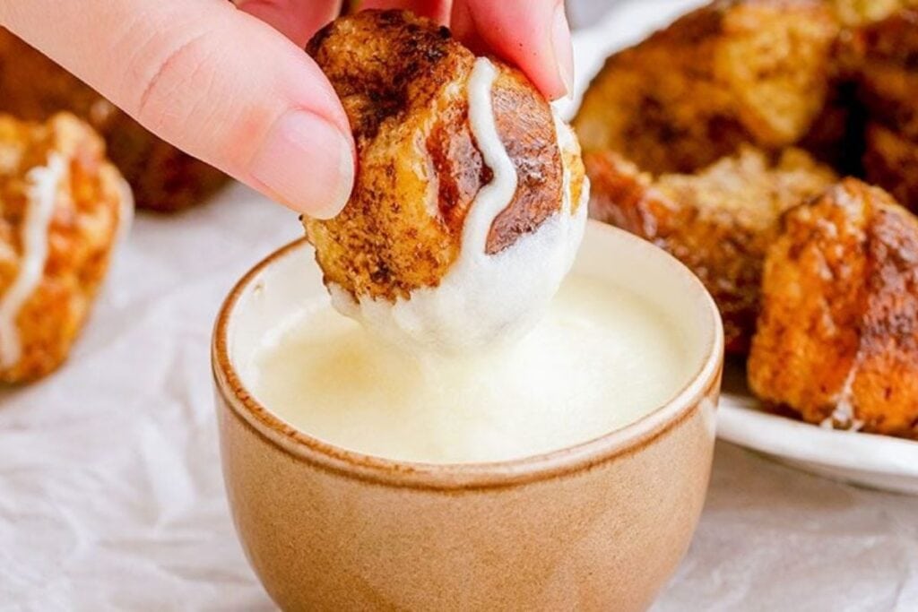 A close up shot of monkey bread.