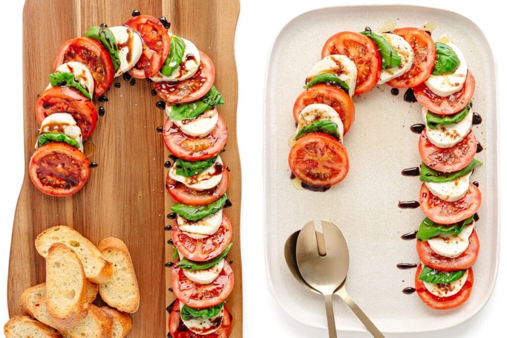 candy cane charcuterie board