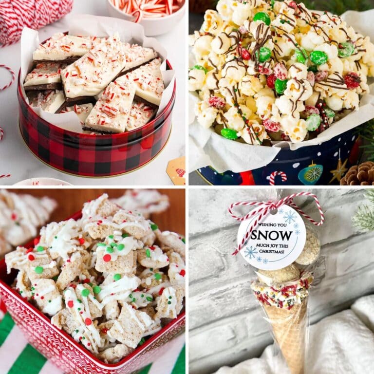 cheap christmas-treat gifts to make on a budget collage