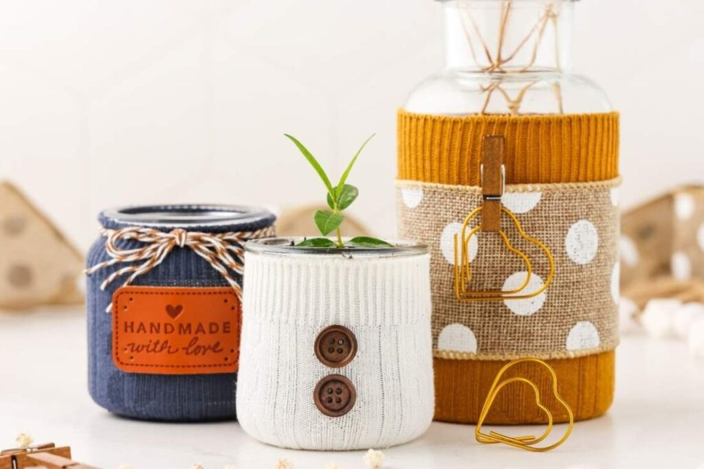 A close up shot of candle sweater.