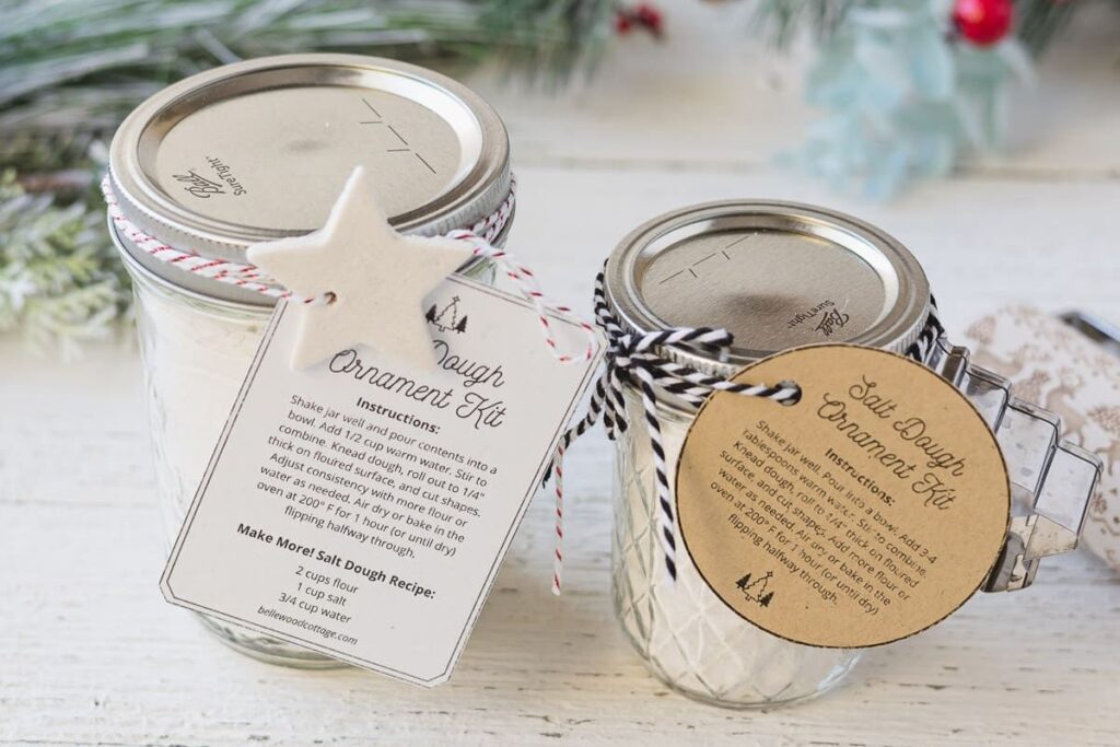 A close up shot of salt dough kit.