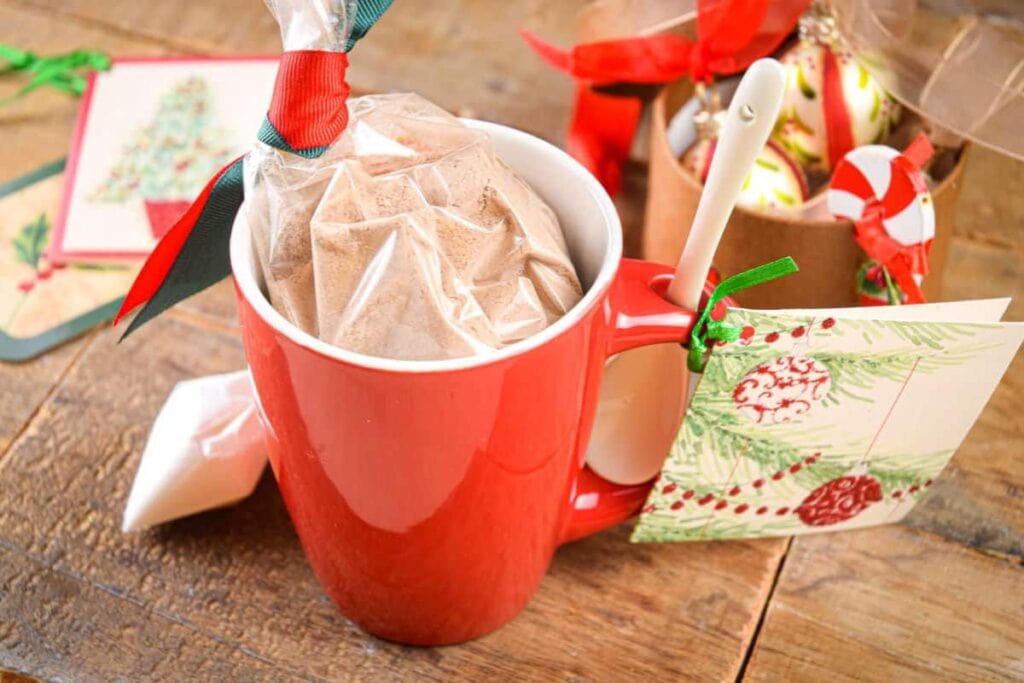 A close up shot of chocolate mug cake.