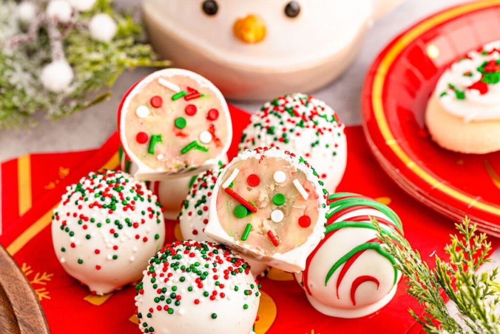 sugar cookie truffles