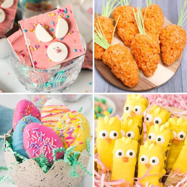 Easter treat ideas collage.