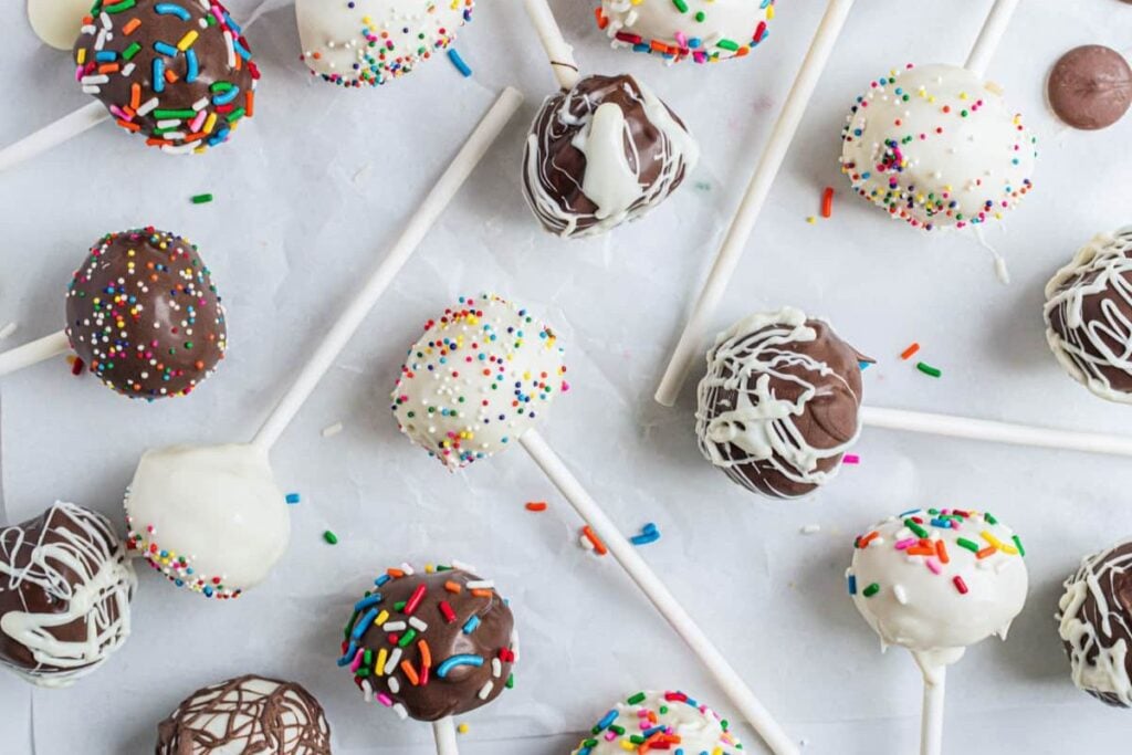 A close up shot of Easy Cake Pop.