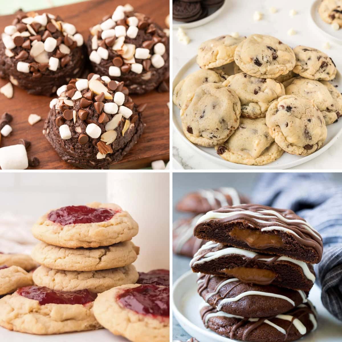 Collage of must-make cookie recipes.