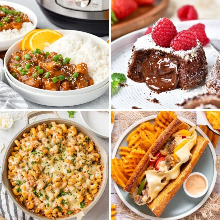Collage of my husband&rsquo;s favorite recipes.