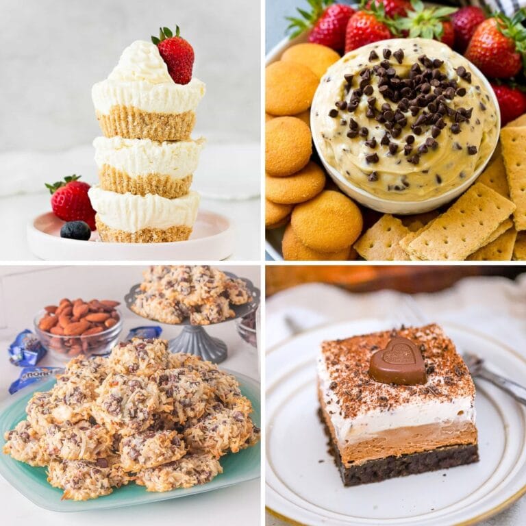 Collage of family favorite treats.