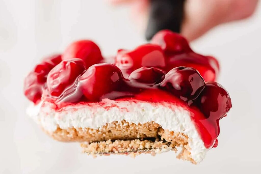 A close up shot of cherry delight.
