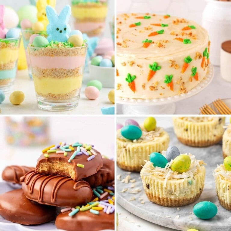 Best Easter desserts collage