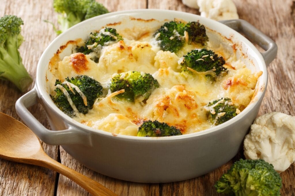 Chicken divan in a pot.